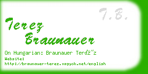 terez braunauer business card